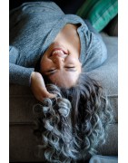 Silber Shampoo, graues und weißes Haar